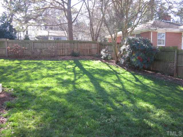 2031 Reaves Drive Raleigh, NC 27608 - Photo 9 of 25 Six foot fence provides lots of privacy! Great space for the kids and pets to play in this wonderful fenced in back yard! You will not be disappointed with this yard and home!