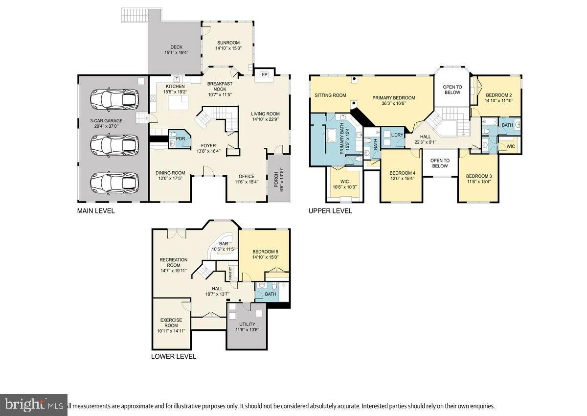 2014 Rosedale Lane Huntingtown, MD 20639 - Photo 78 of 83 Spacious multi-level home layout design.