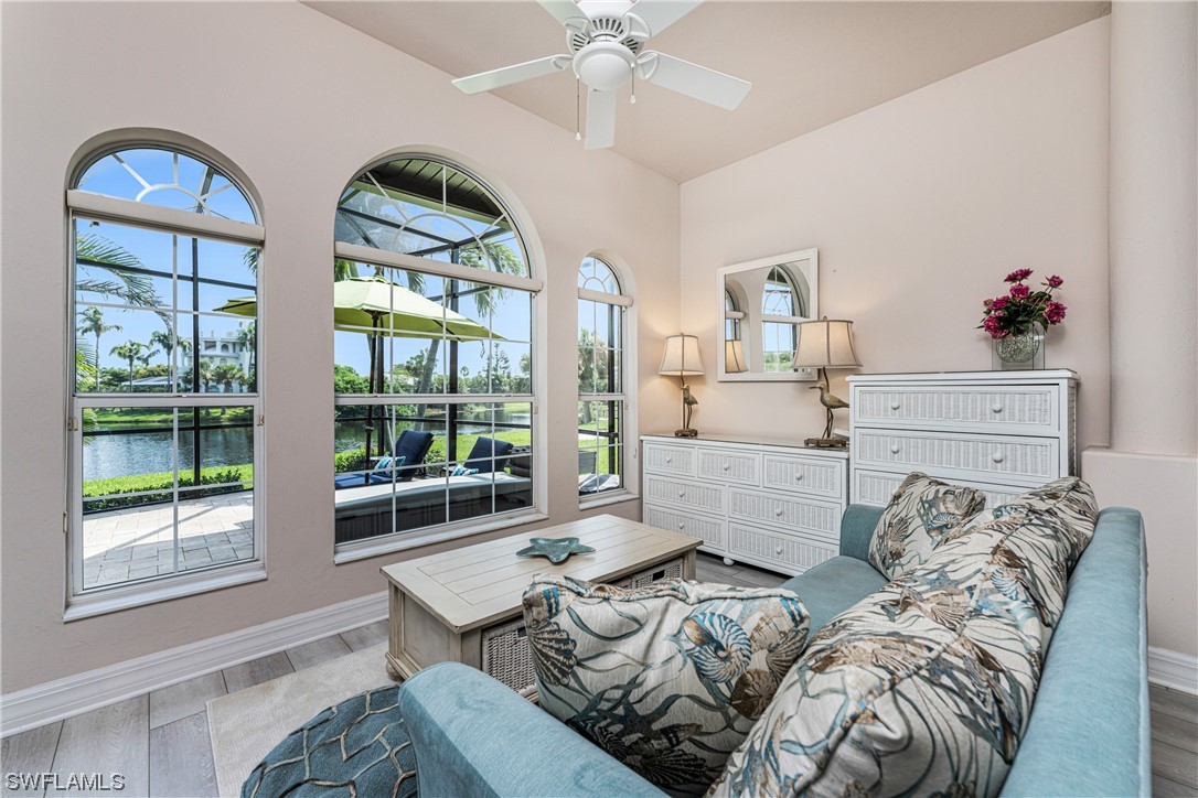 3290 Sugarloaf Key Road Punta Gorda, FL 33955 - Photo 21 of 50 a bedroom with a bed and a large window