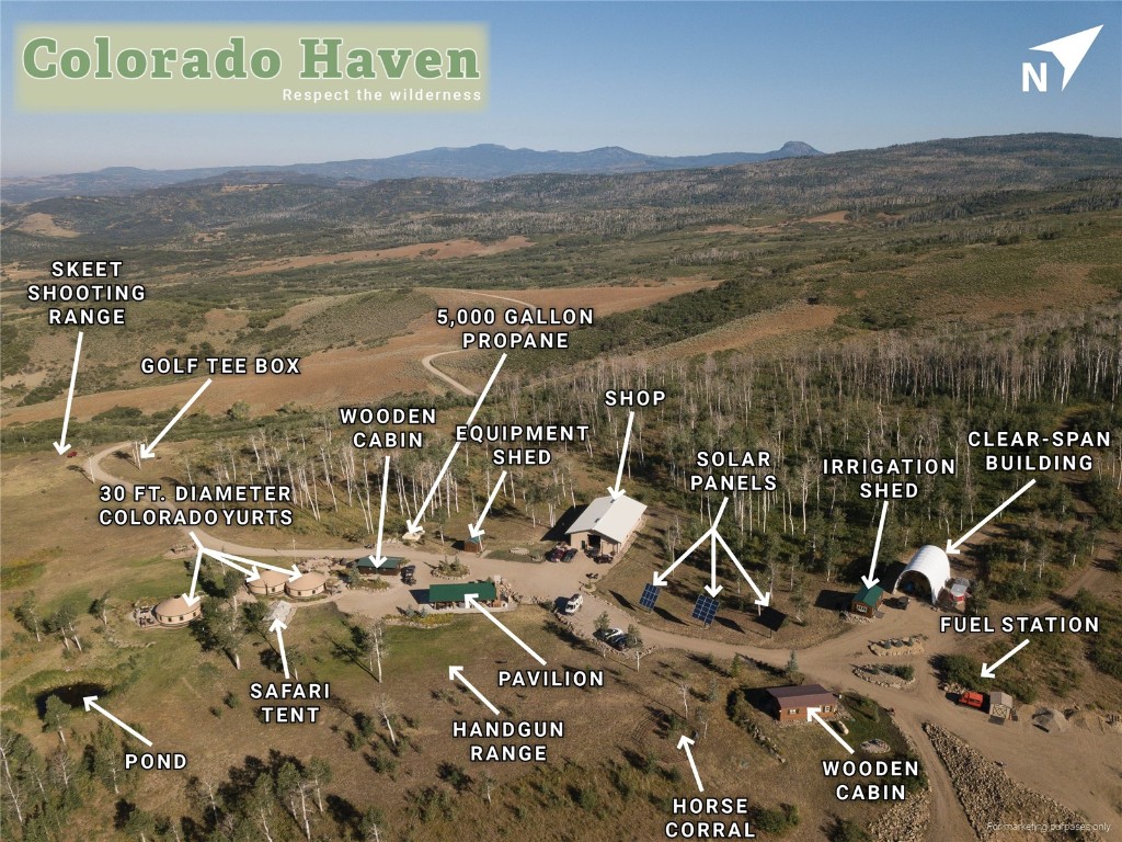 50166 County Road 80 Hayden, CO 81639 - Photo 3 of 50 a view of a city & an ocean view