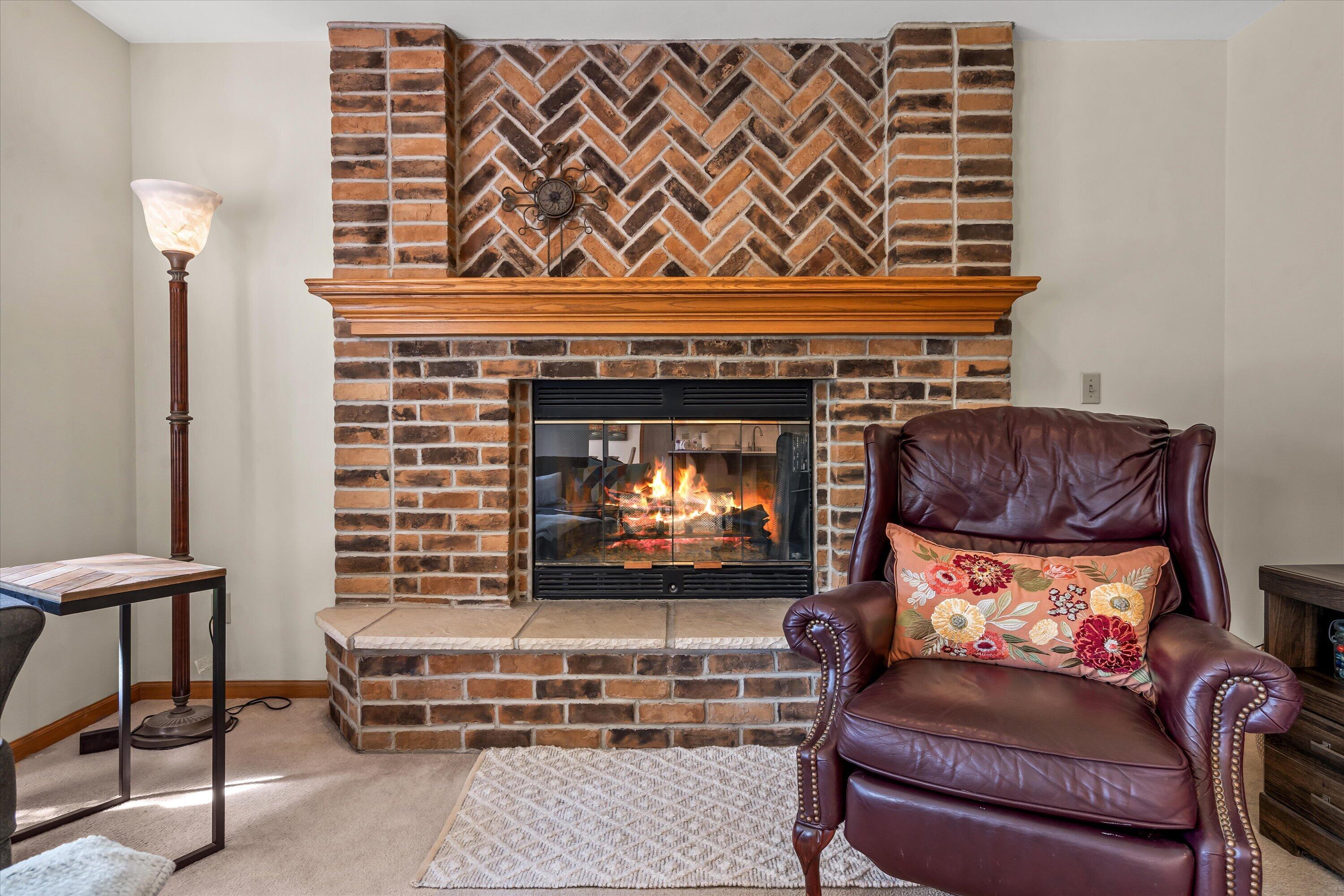 W168N5039 Stonefield Road Menomonee Falls, WI 53051 - Photo 7 of 34 Fireplace