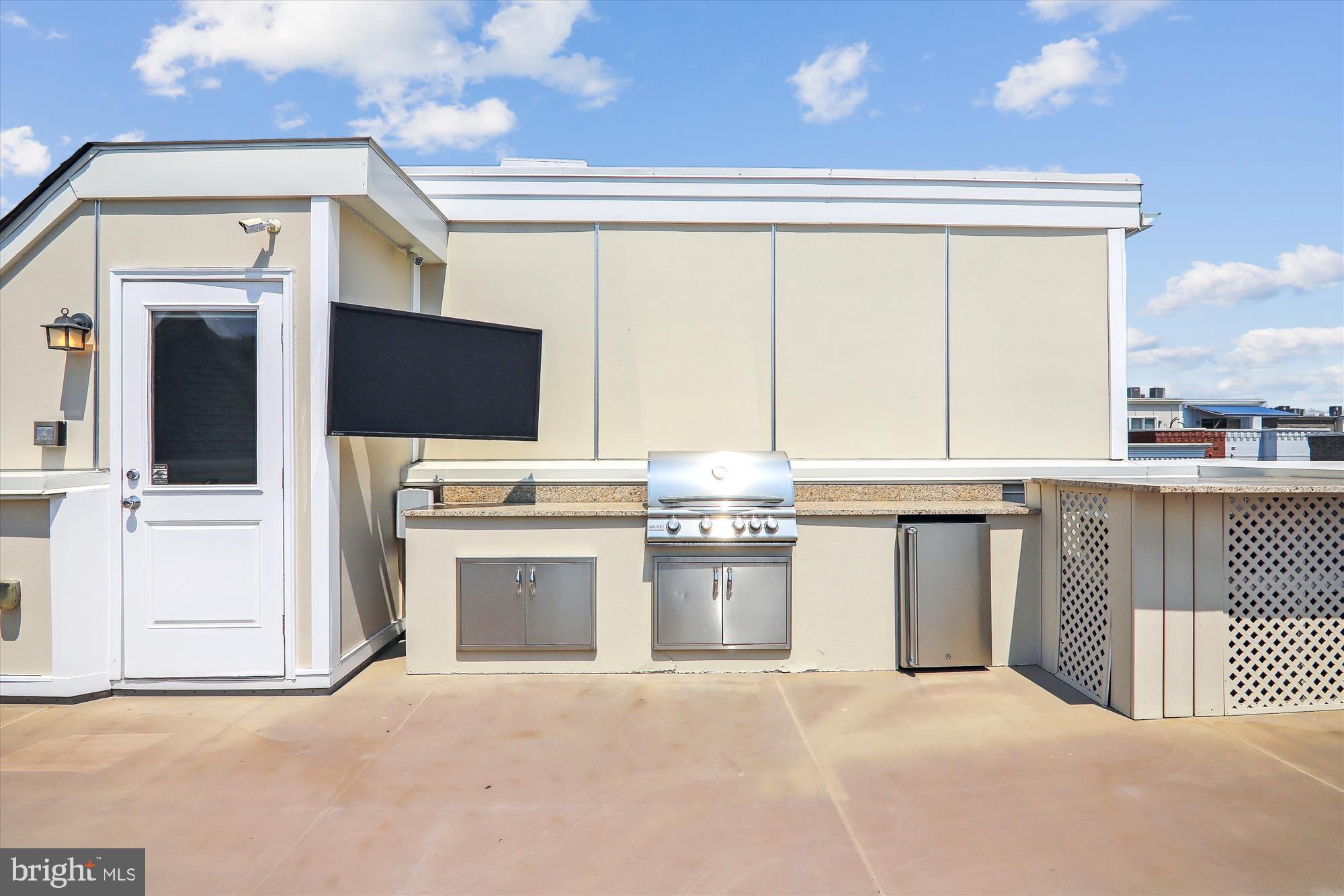 926 3rd Street Southeast Washington, DC 20003 - Photo 44 of 64 Grill, Small Refrigerator & Out Door TV
