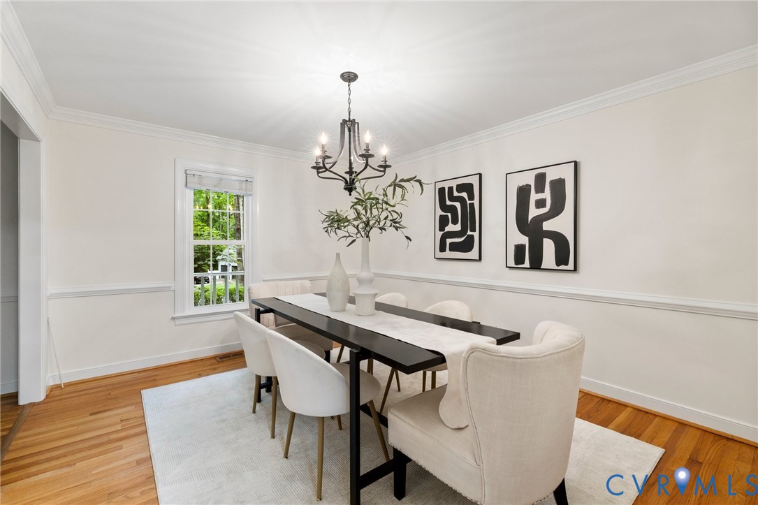 5903 Waters Edge Road Midlothian, VA 23112 - Photo 11 of 39 Located in the front of the home. Hardwood floori