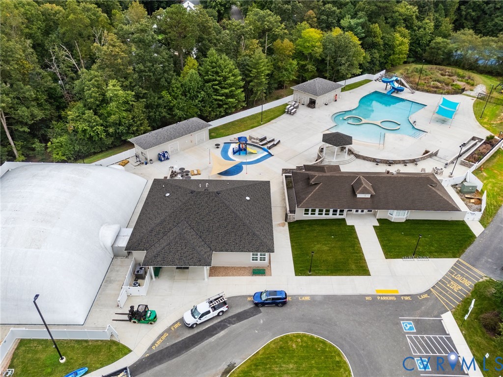 5903 Waters Edge Road Midlothian, VA 23112 - Photo 36 of 39 View of Woodlake pool