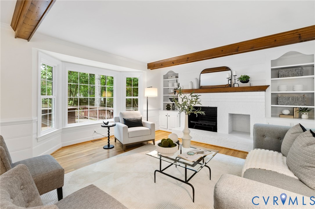 5903 Waters Edge Road Midlothian, VA 23112 - Photo 7 of 39 Located at the back of the home. Hardwood flooring