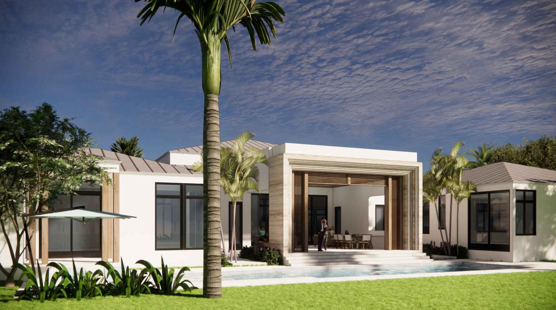 2480 Northwest 43rd Street Boca Raton, FL 33431 - Photo 7 of 17 a front view of a house with garden