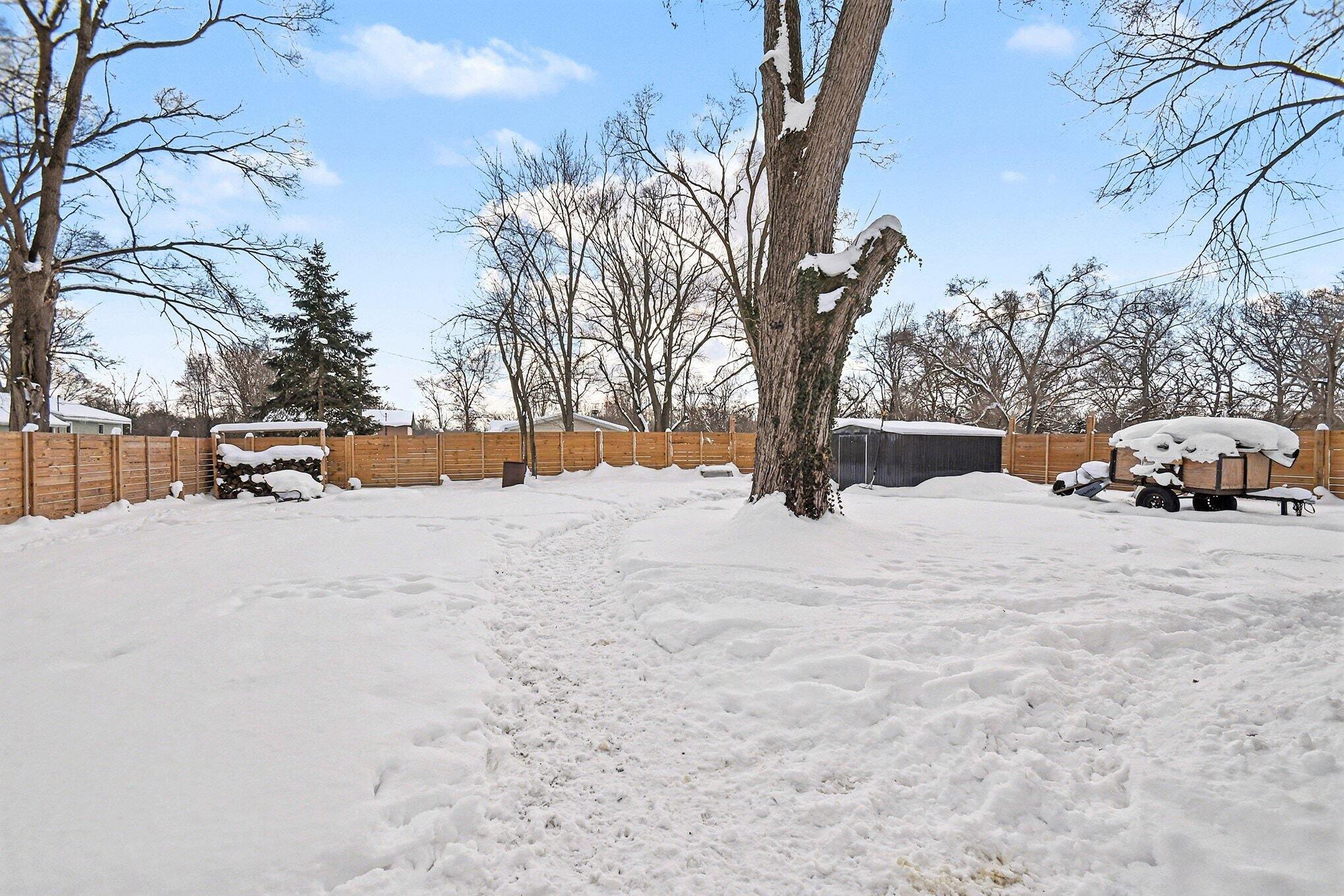 110 Ontario Road Niles, MI 49120 - Photo 15 of 19 Fenced in Backyard