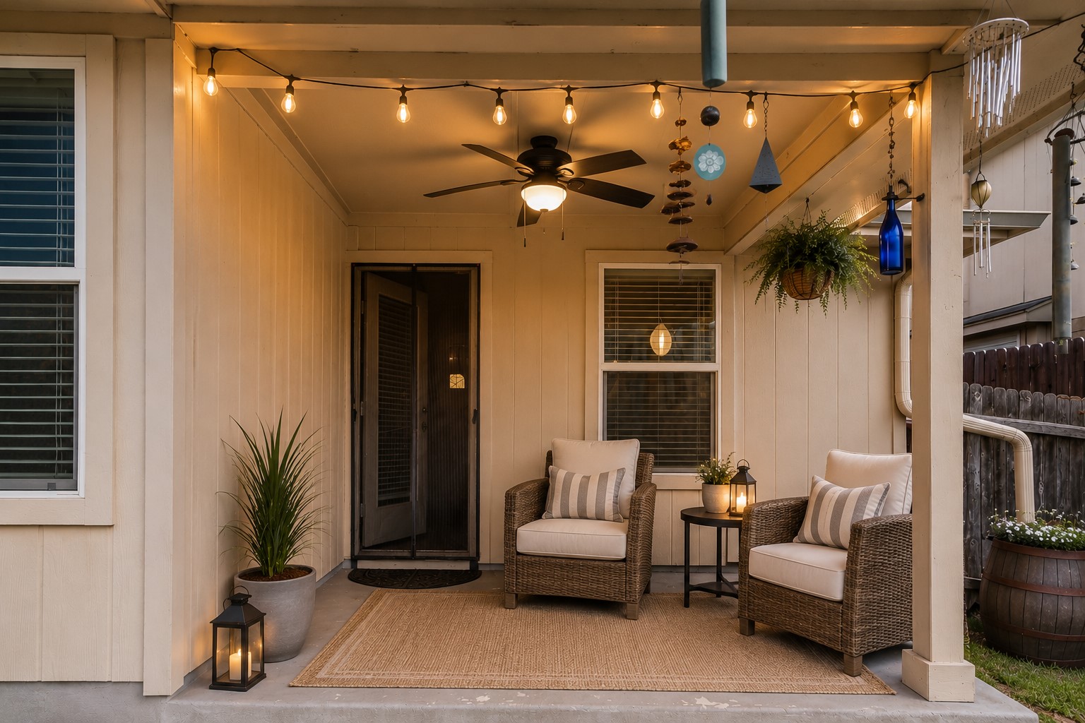 2404 Christoff Loop Austin, TX 78748 - Photo 22 of 25 Virtually staged rendering of the patio to show what can be done