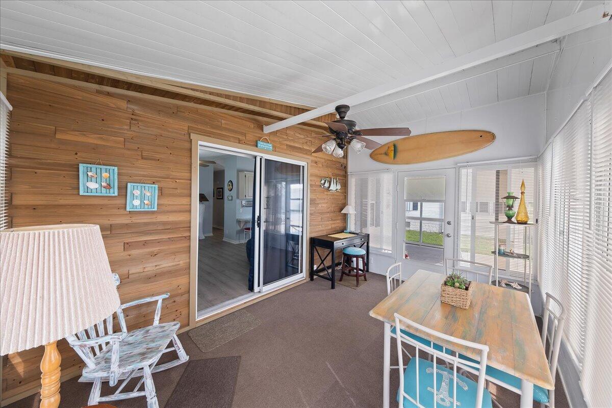 7568 Chasta Road Micco, FL 32976 - Photo 17 of 19 Front Enclosed Porch