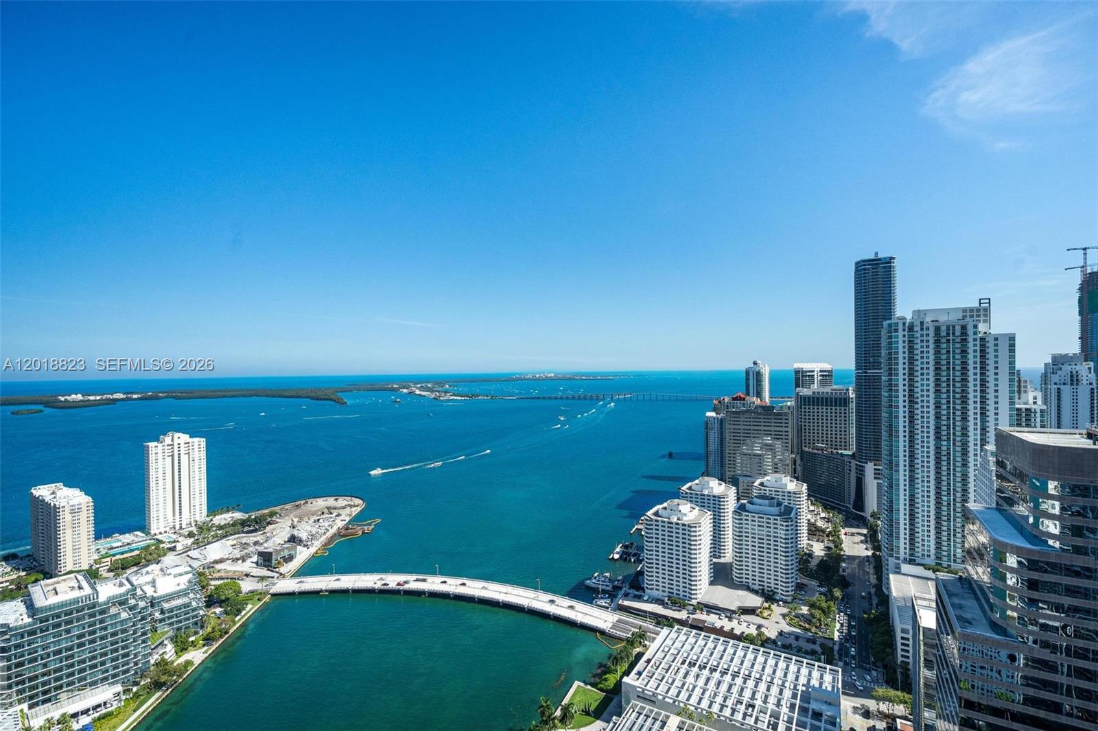 495 Brickell Avenue, Unit 4911 Miami, FL 33131 - Photo 17 of 35 a view of a city with an ocean view
