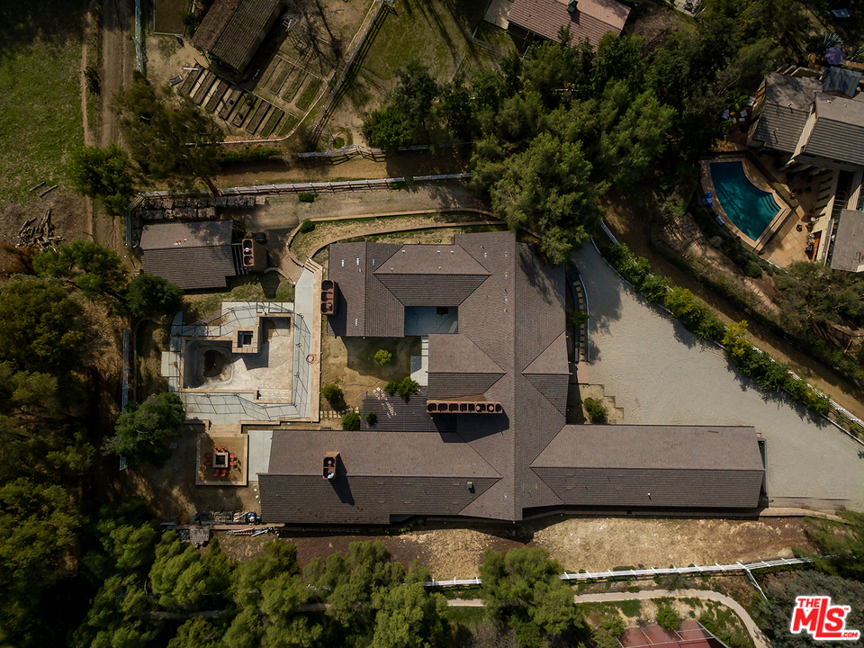 24754 Robert Guy Road Hidden Hills, CA 91302 - Photo 3 of 18 an aerial view of residential houses with outdoor space
