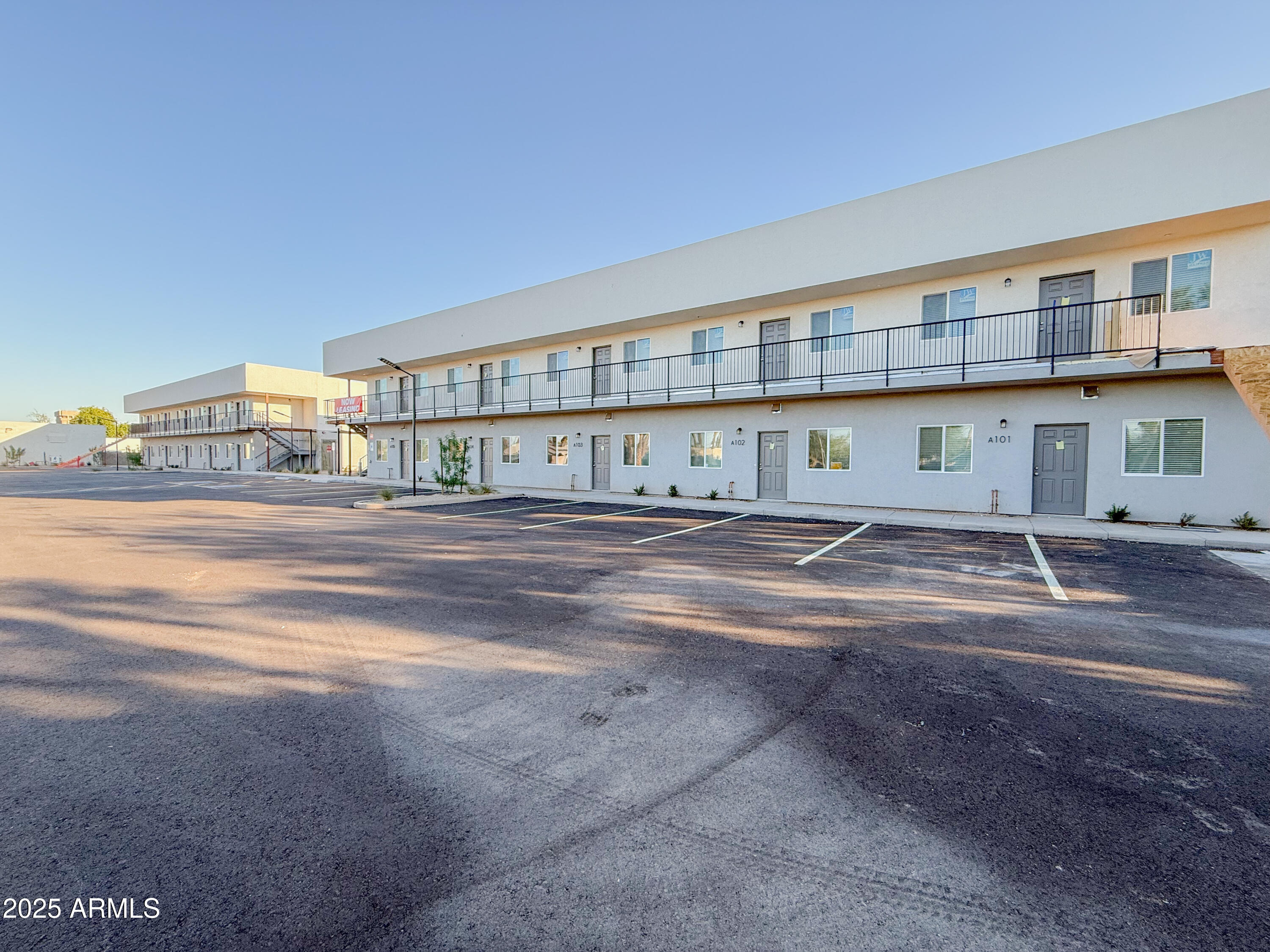 a view of large building