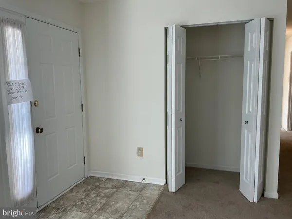 a room with a fireplace