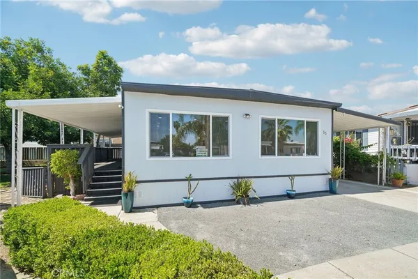 a view of a garage with furniture
