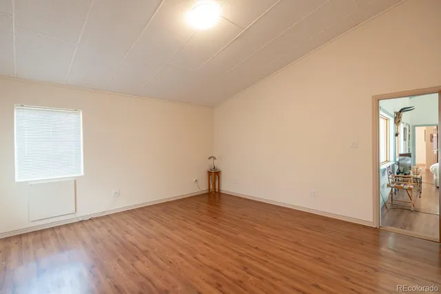 wooden floor in an empty room