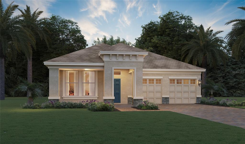 18066 Adrift Road Winter Garden, FL 34787 - Photo 1 of 1 a front view of a house with a garden
