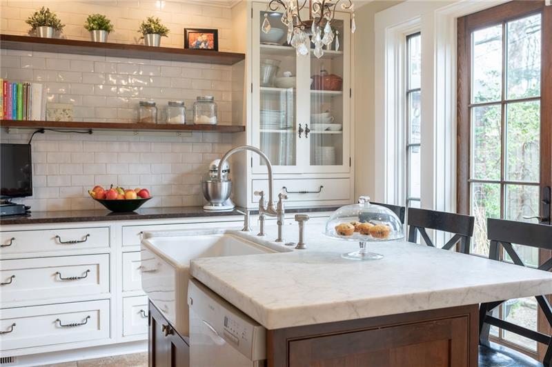 317 Pine Road Sewickley, PA 15143 - Photo 8 of 24 Quaint kitchen with white built ins