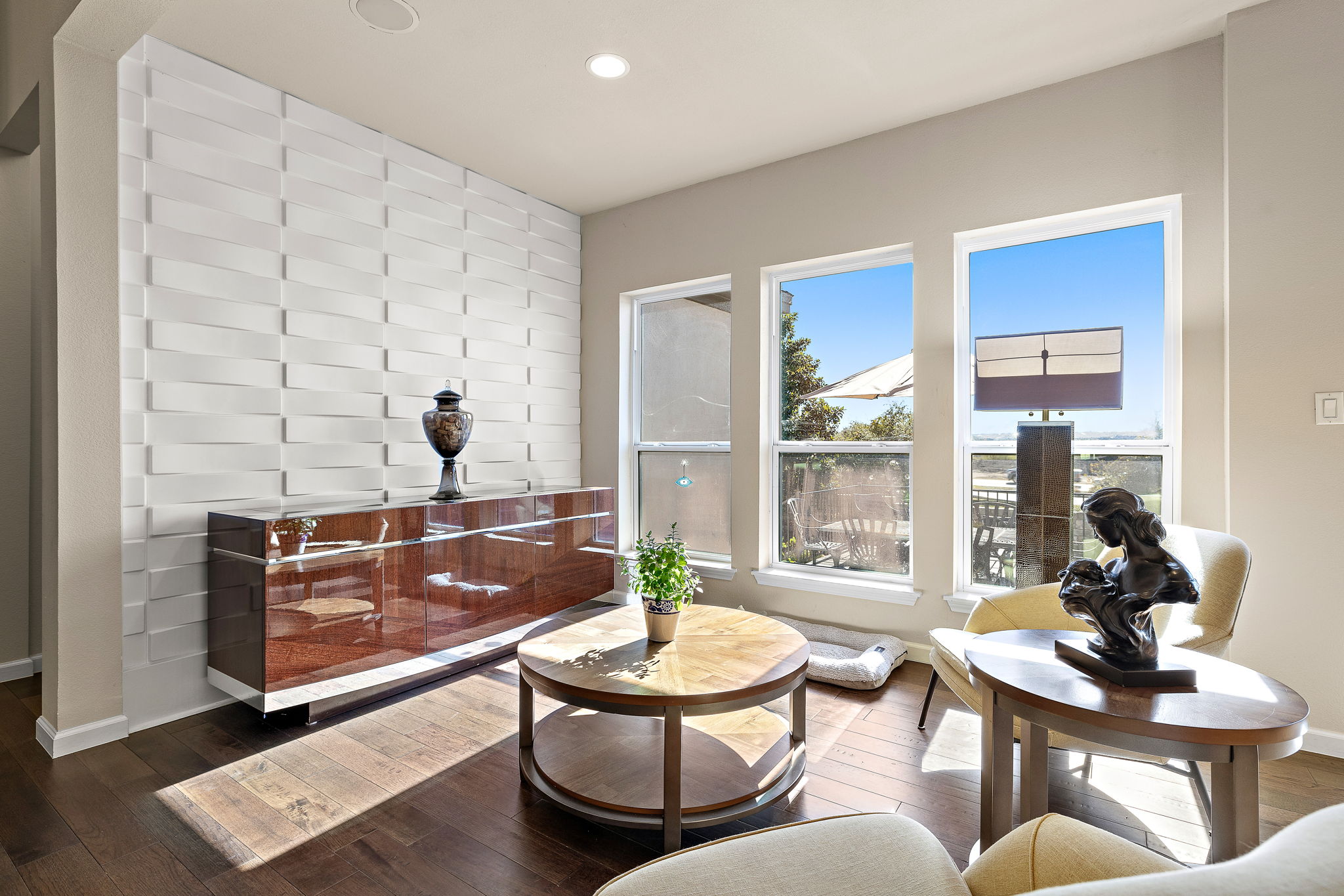 4413 Tambre Bend Austin, TX 78738 - Photo 11 of 30 a living room with furniture and a large window