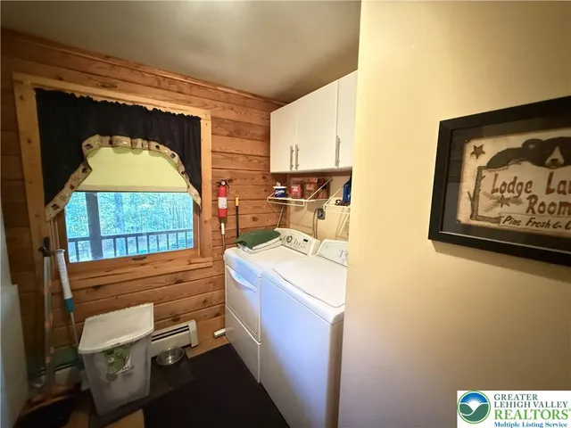 a room with a storage and utility