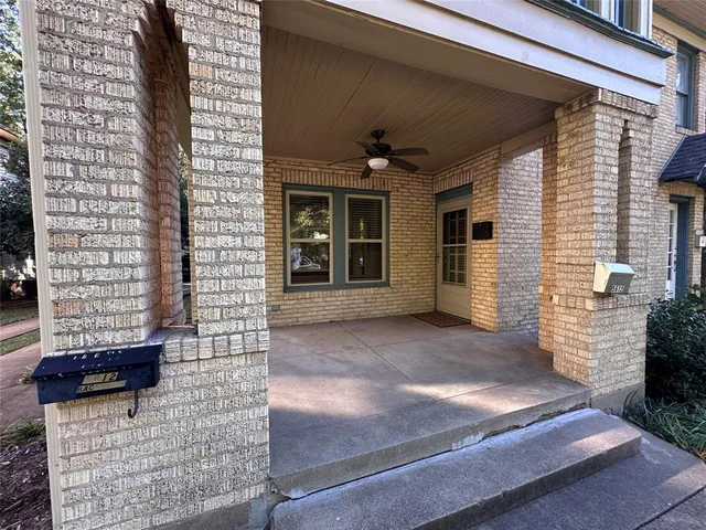 a view of house and front door