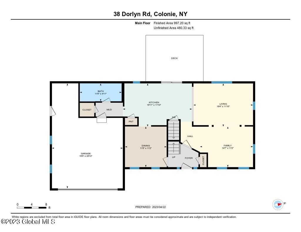 38 Dorlyn Road Colonie, NY 12205 - Photo 27 of 27 Floor Plan - Main Floor