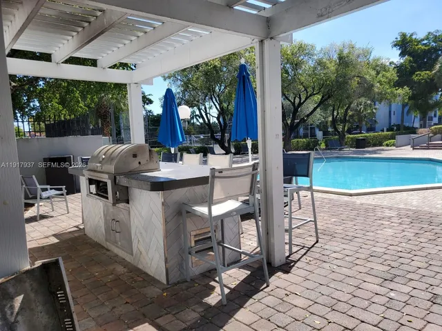 a outdoor space with chairs