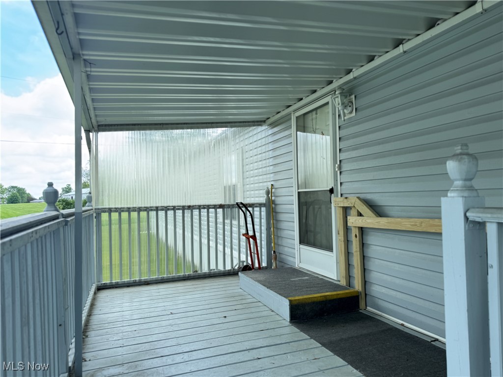 5852 Cleveland Road, Unit 104 Wooster, OH 44691 - Photo 6 of 36 View of deck