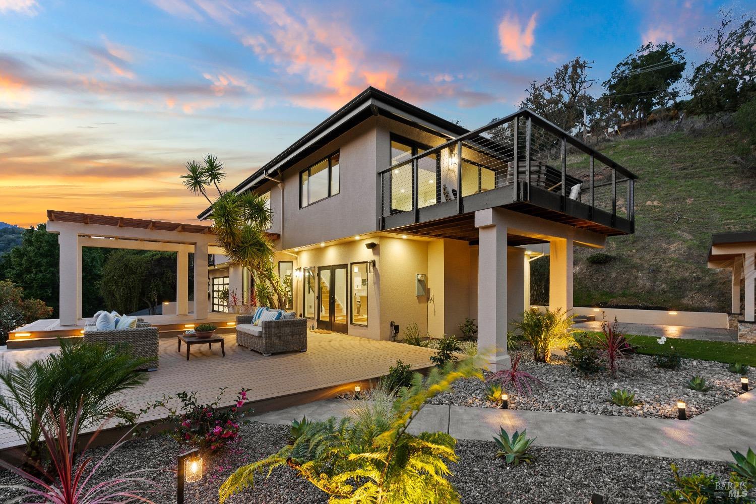 40 Old Ranch Road Novato, CA 94947 - Photo 1 of 1 a view of a house with swimming pool and sitting area