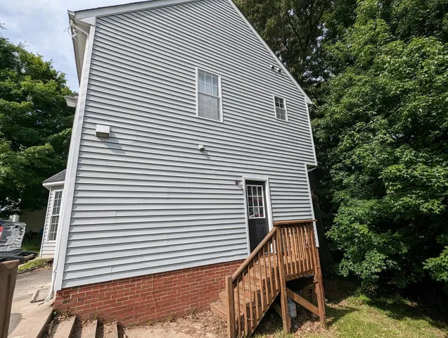 a view of a house with a deck