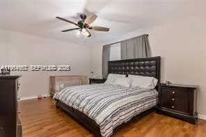 a table and chairs in a room