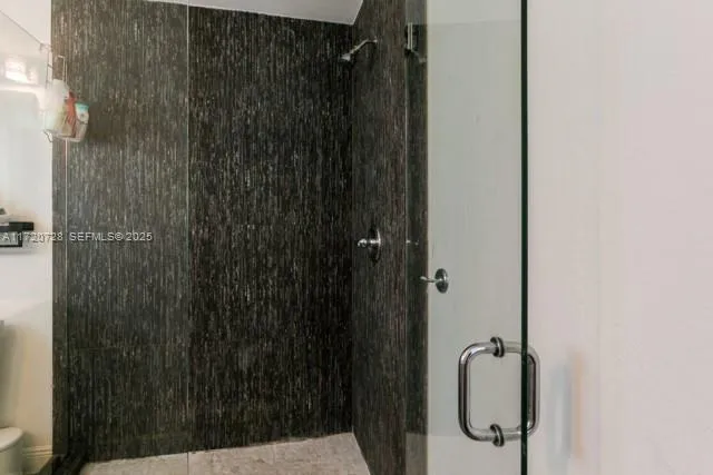 a view of a backyard with sitting area