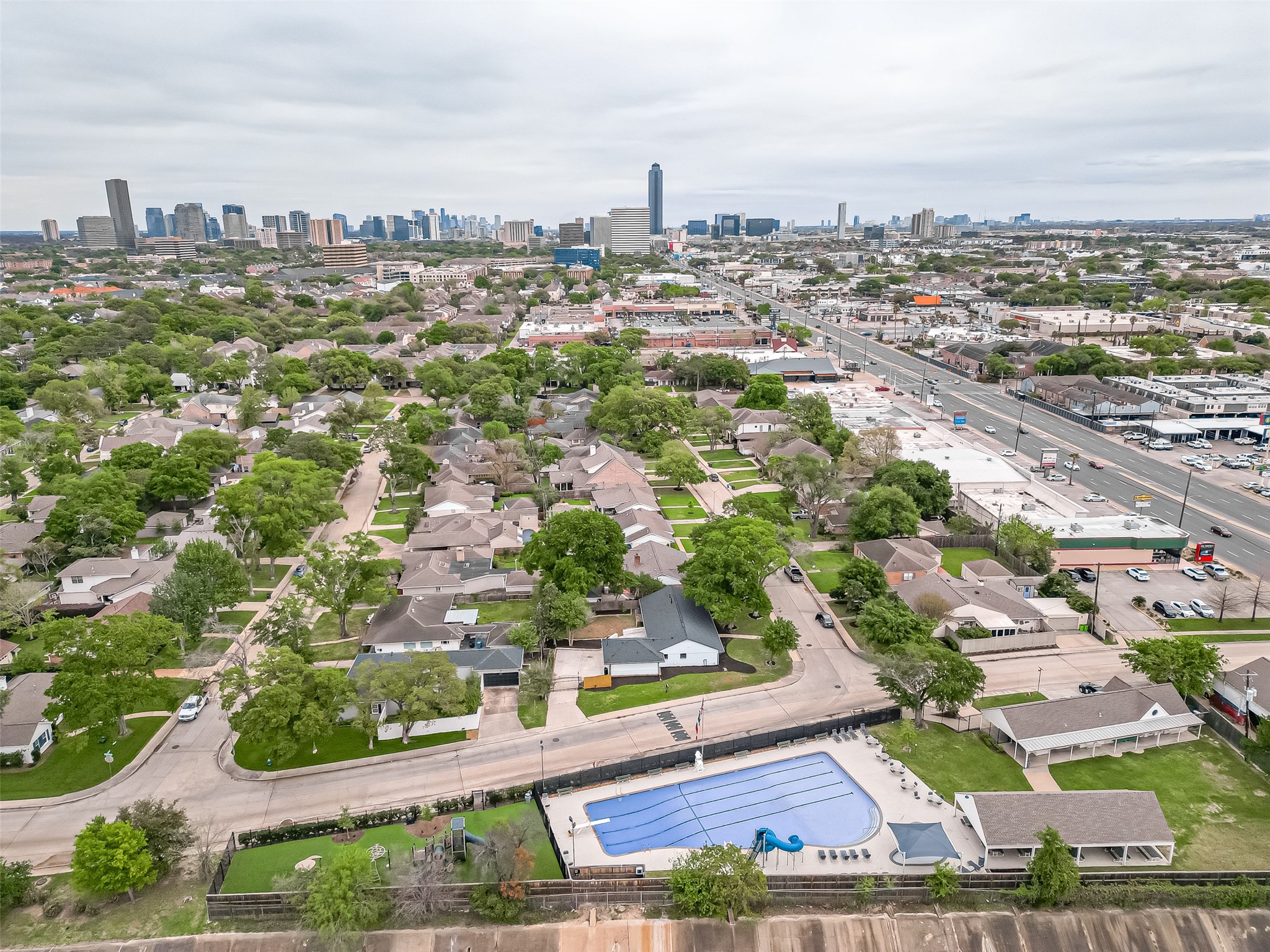 6254 Locke Lane Houston, TX 77057 - Photo 1 of 44 an aerial view of a city