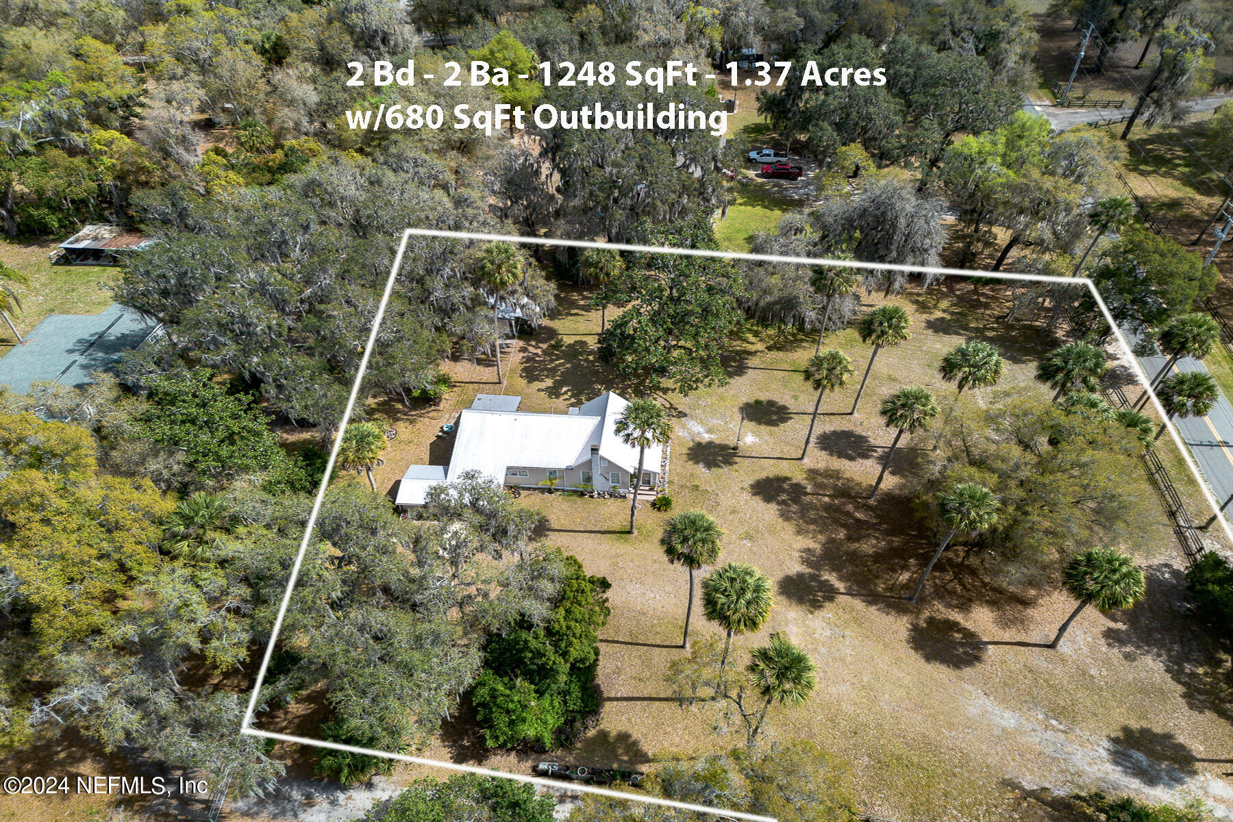 134 East End Road San Mateo, FL 32187 - Photo 40 of 45 a view of a yard