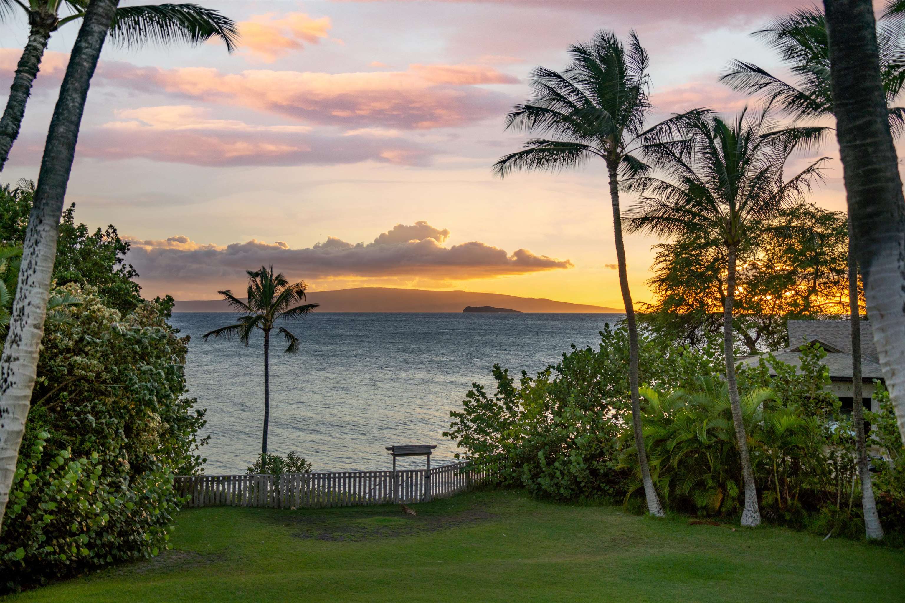4584 Makena Road Kihei, HI 96753 - Photo 27 of 30 a view of a lake with a palm tree