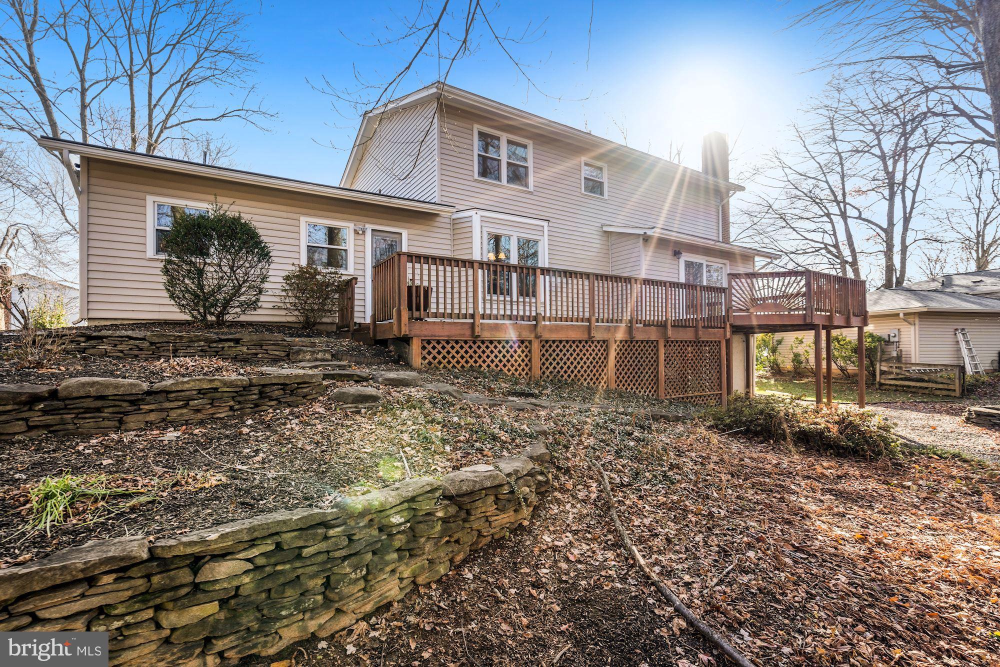 7132 Sontag Way Springfield, VA 22153 - Photo 45 of 53 Rear View of the home