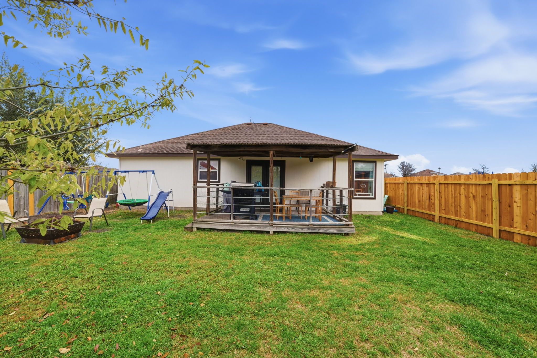 411 Copper Lane Jarrell, TX 76537 - Photo 27 of 32 Check out this huge backyard!