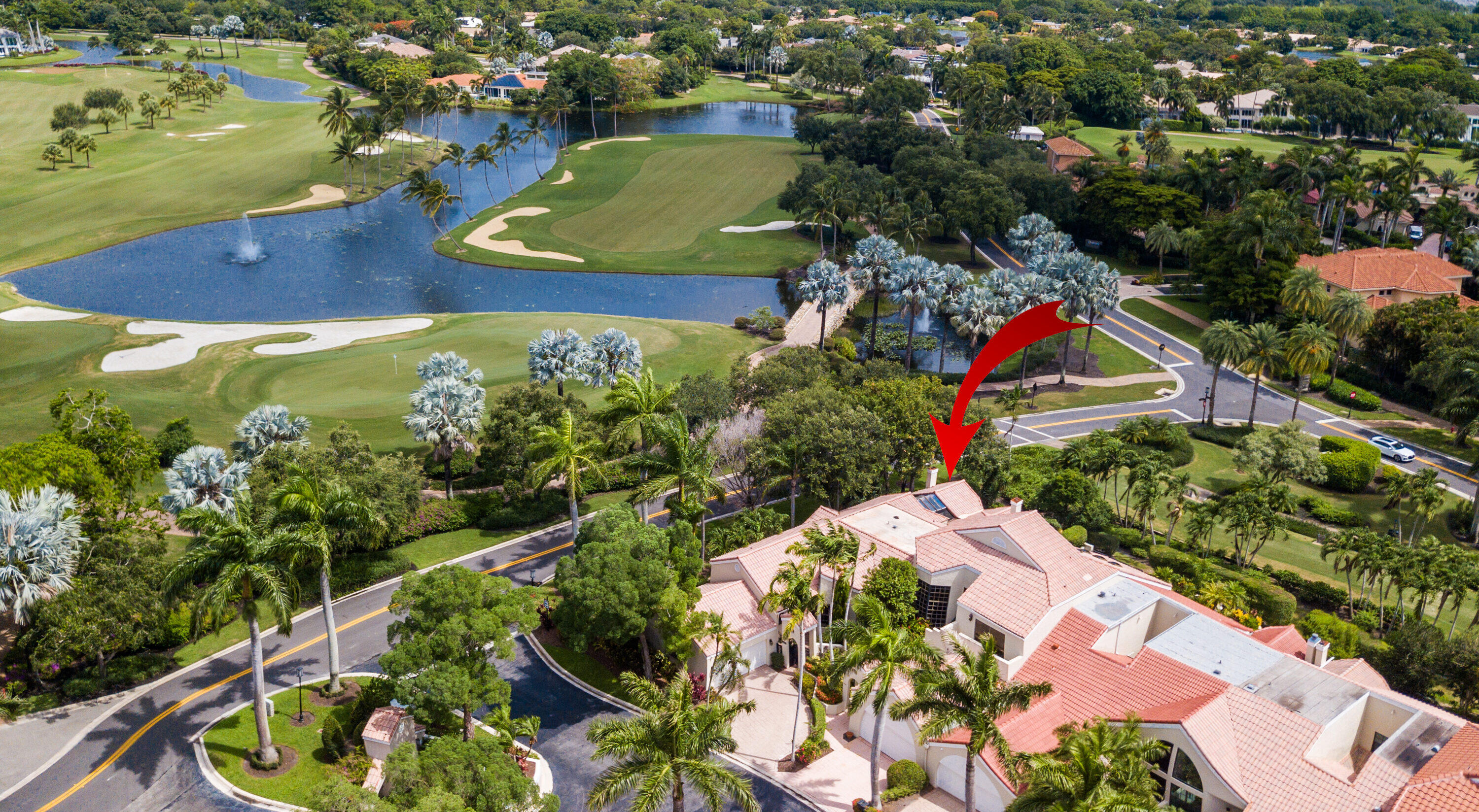 7493 Campo Florido Boca Raton, FL 33433 - Photo 38 of 62 an aerial view of residential house with outdoor space and swimming pool
