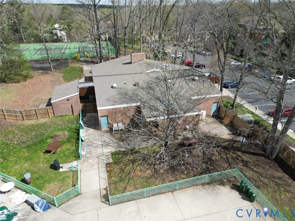 1513 Regency Woods Road, Unit 101 Henrico, VA 23238 - Photo 49 of 50 an aerial view of a house with a yard