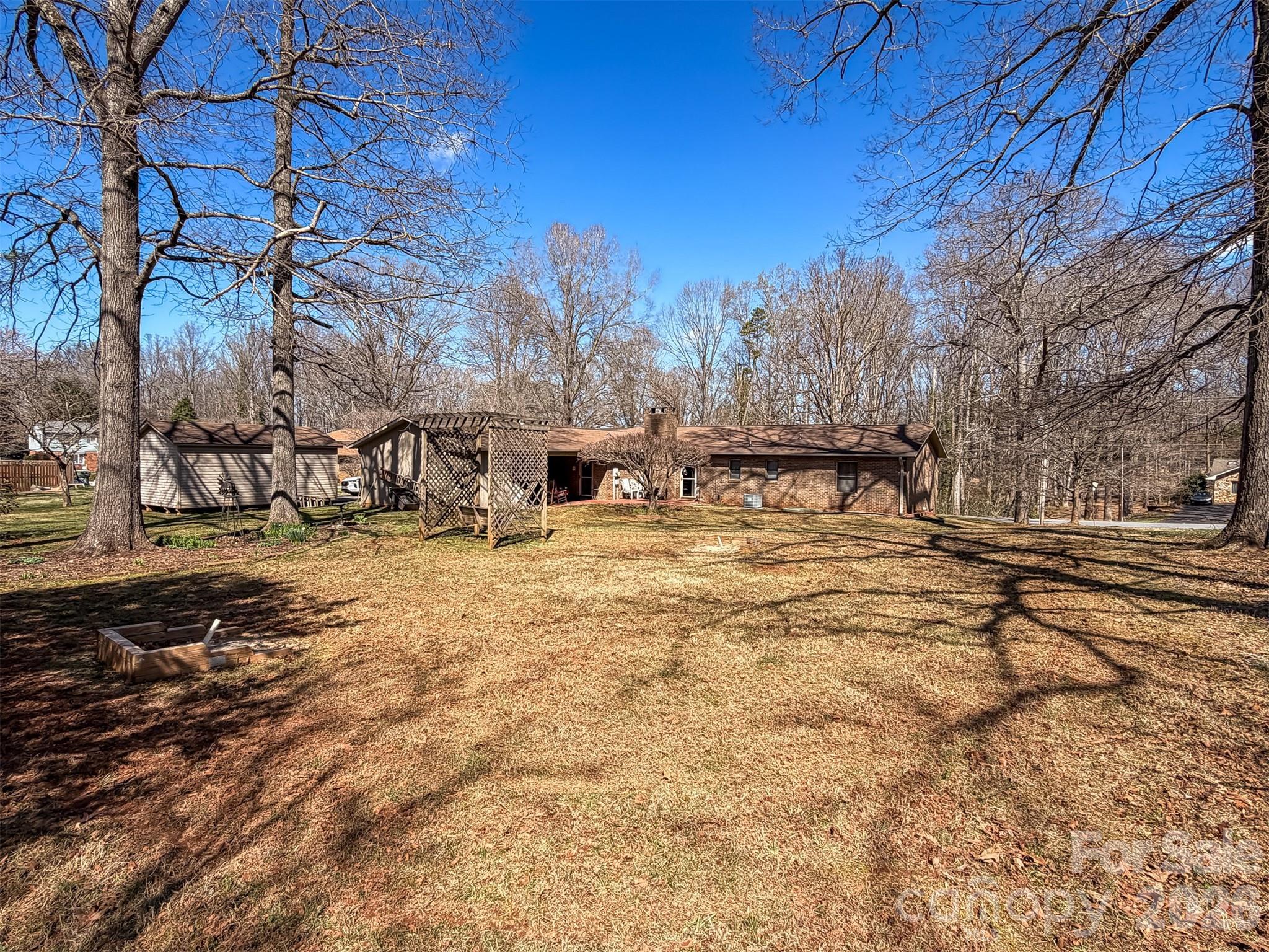 1017 3rd Avenue Northwest Conover, NC 28613 - Photo 45 of 46 a view of yard covered with snow in front of house