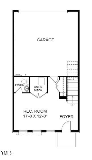 2712 Kempthorne Road Cary, NC 27519 - Photo 23 of 35 1st Floor Layout