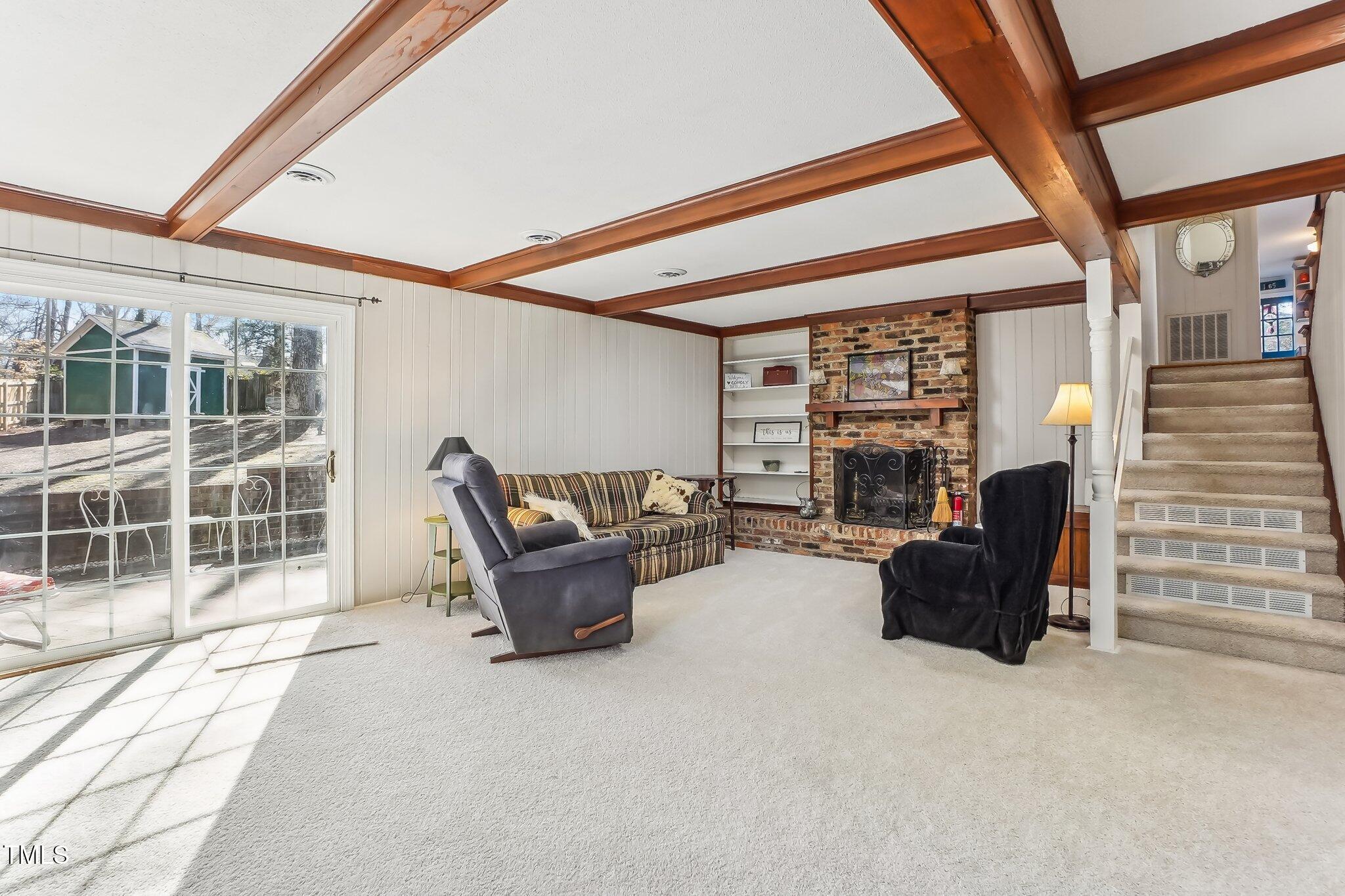 5410 Thayer Drive Raleigh, NC 27612 - Photo 25 of 36 a outdoor living space with furniture and garden view