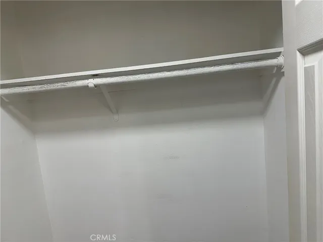 a close view of closet