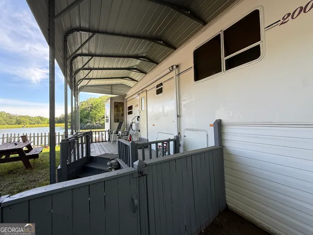 a view of living room with balcony