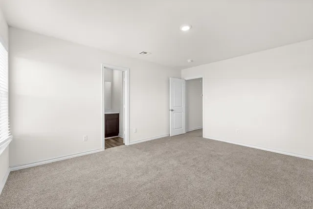 a view of an empty room