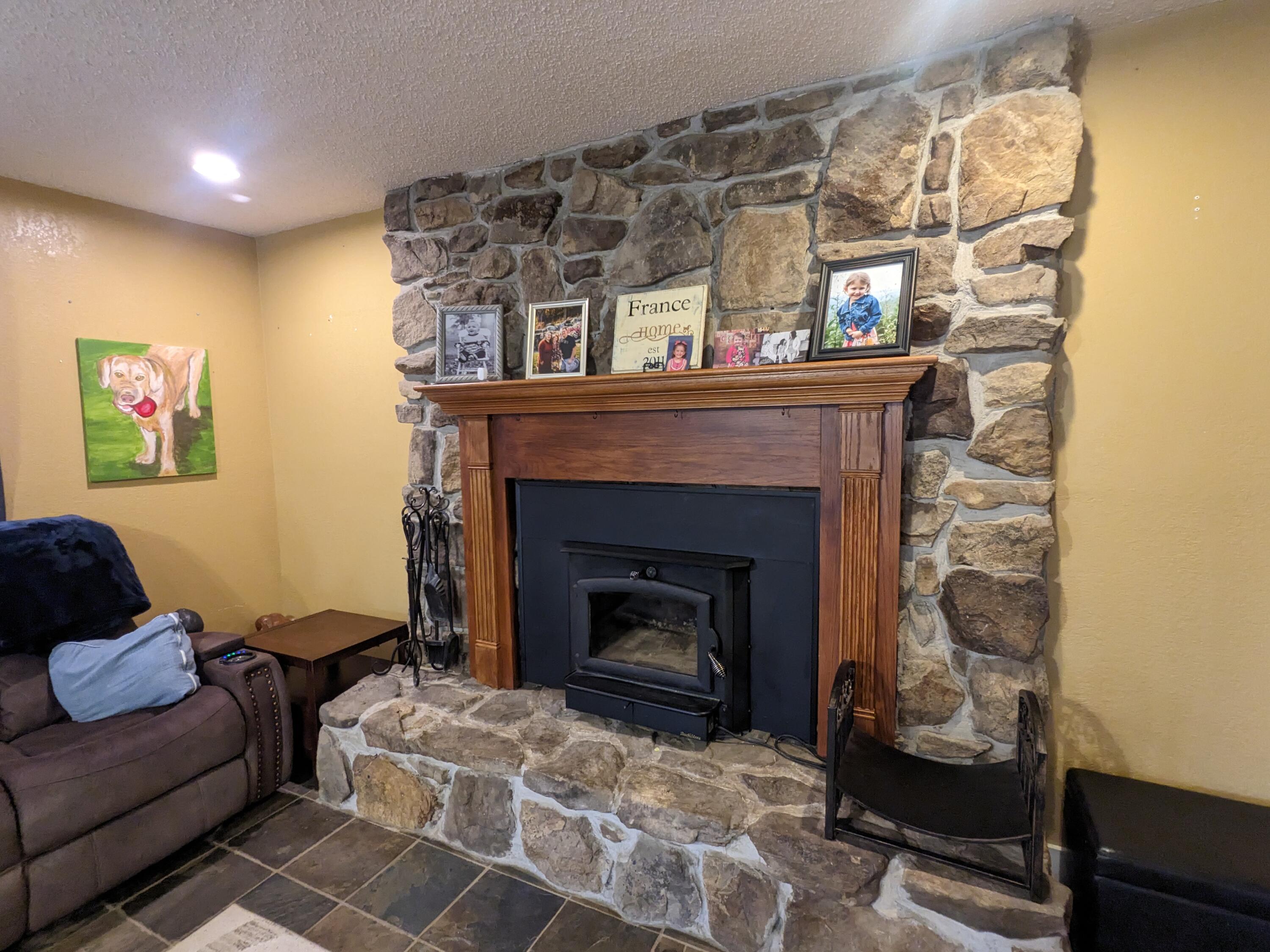 8421 Woodridge Road Wise, VA 24293 - Photo 33 of 56 Stone fireplace