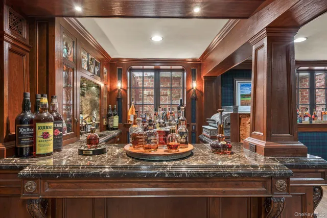 a view of a dining table and chairs
