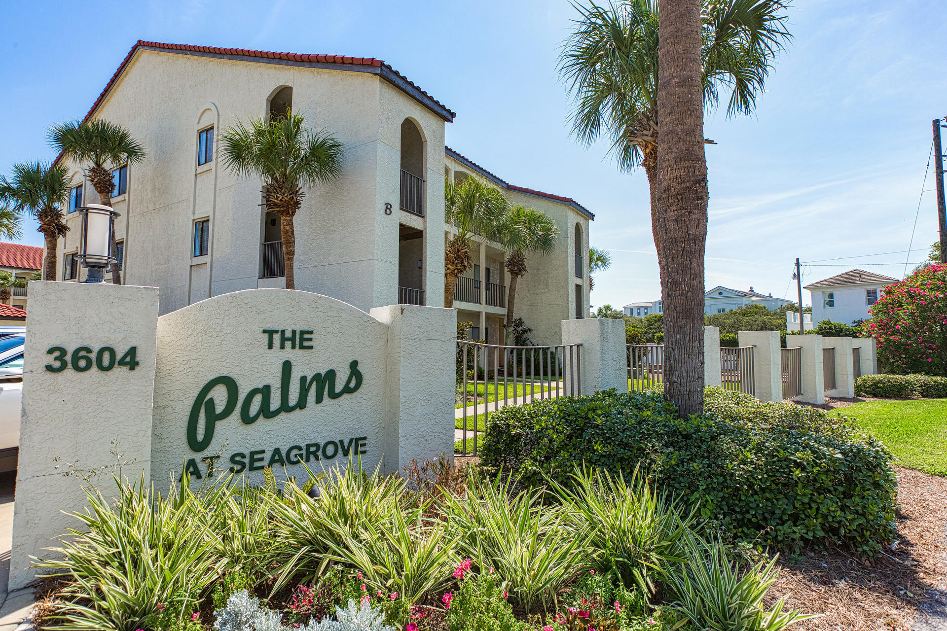 3604 East County Highway 30A, Unit B8 Santa Rosa Beach, FL 32459 - Photo 27 of 39 a view of front door and potted plants