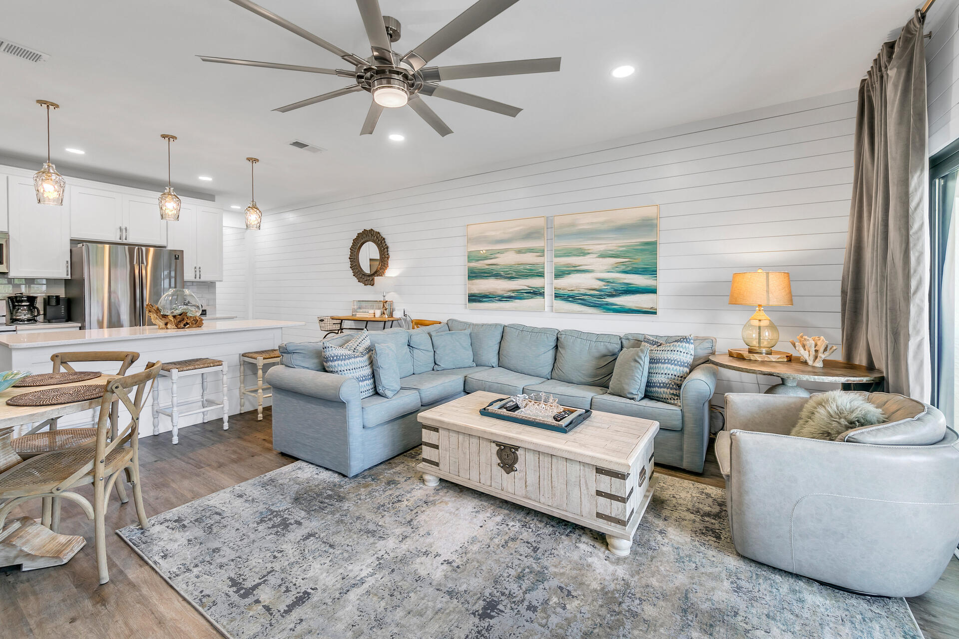 3604 East County Highway 30A, Unit B8 Santa Rosa Beach, FL 32459 - Photo 3 of 39 a living room with furniture and a large window