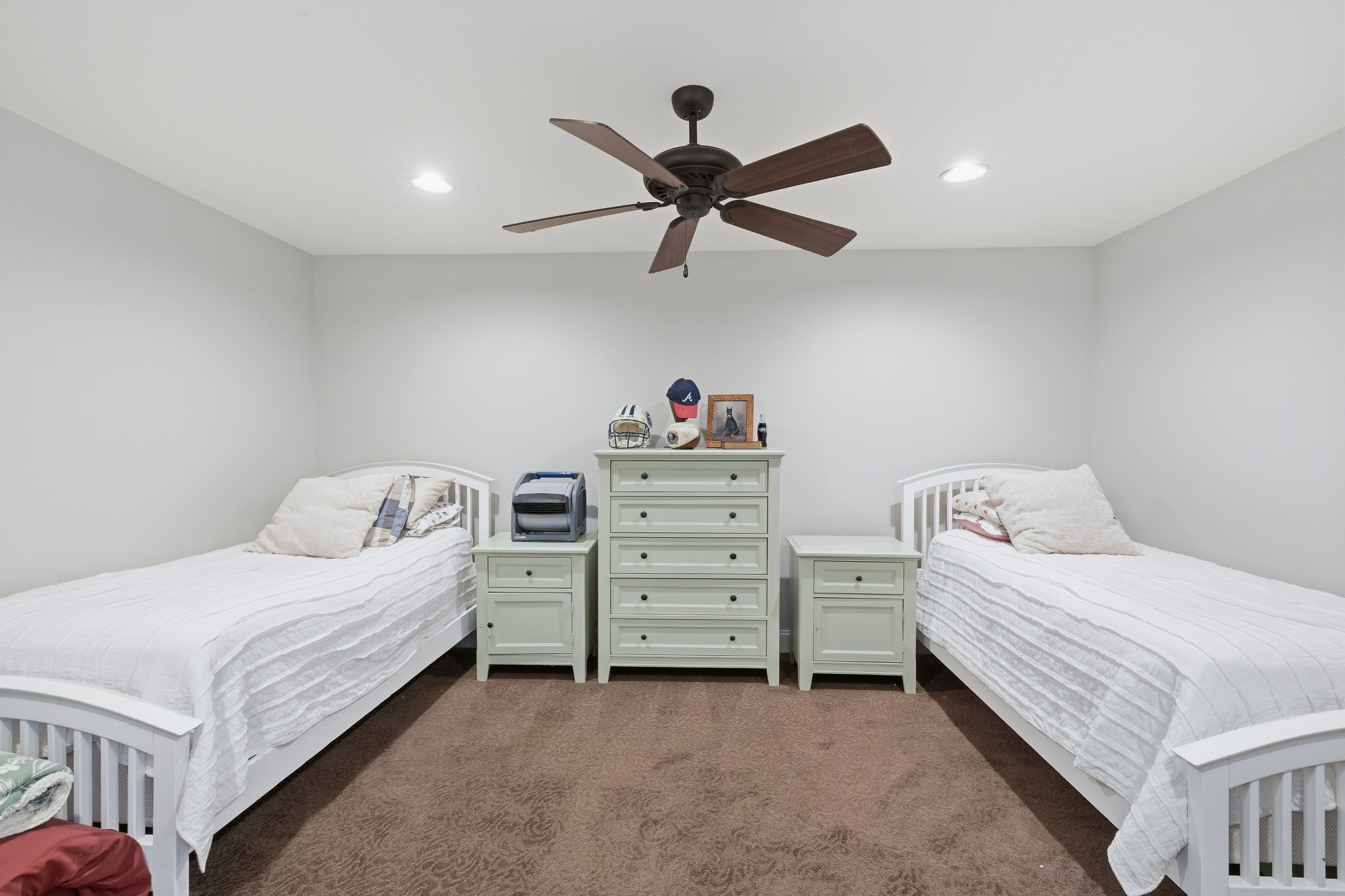 4606 Shores Road Murfreesboro, TN 37128 - Photo 45 of 74 a bedroom with a bed and a ceiling fan