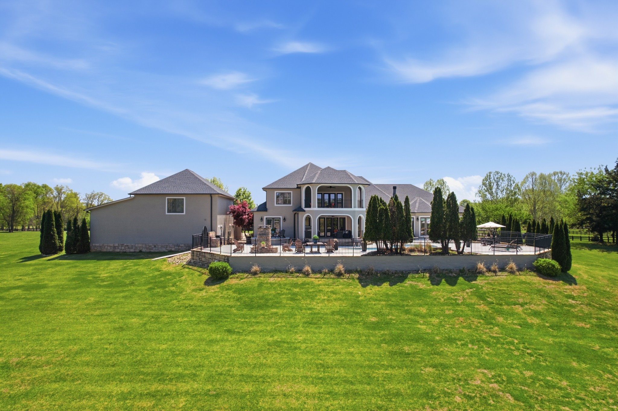4606 Shores Road Murfreesboro, TN 37128 - Photo 66 of 74 a view of a house with a big yard and sitting area